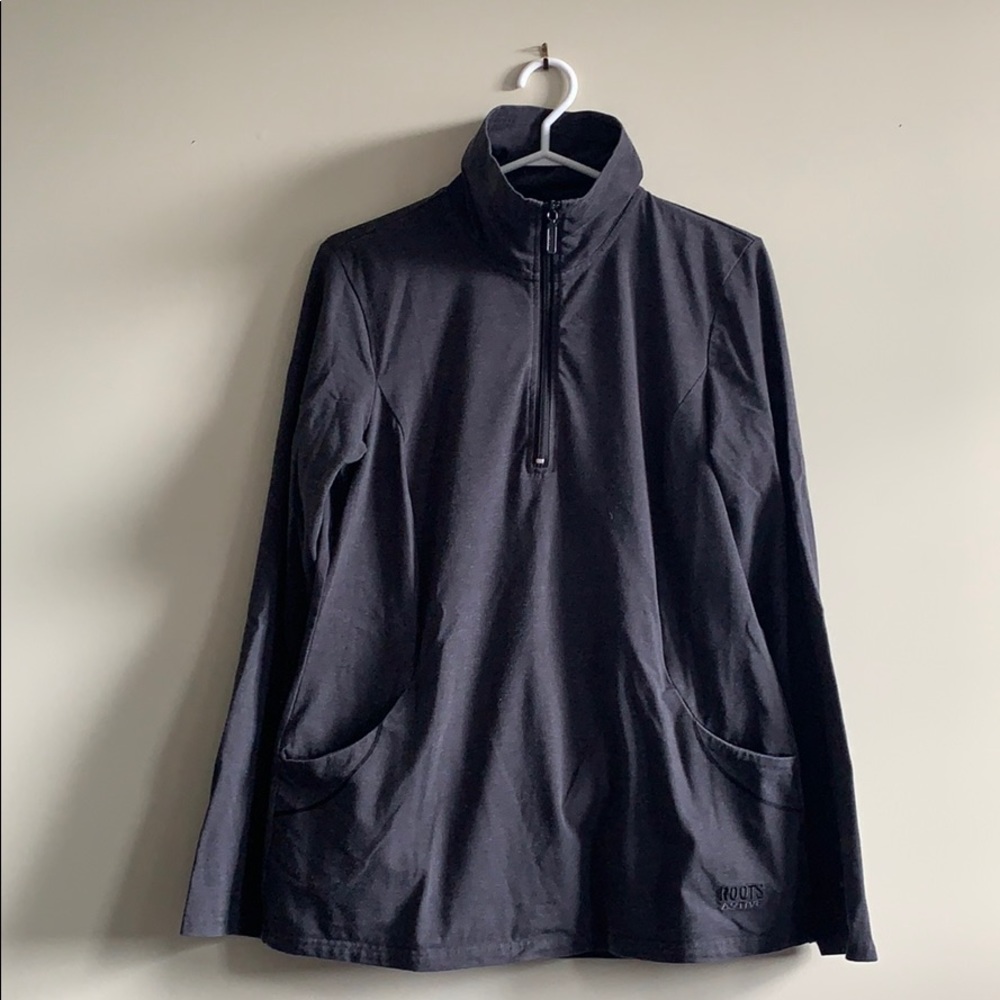 ROOTS Workout Pullover Sweater Jacket